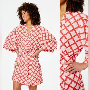 roller rabbit jemina kimono/robe